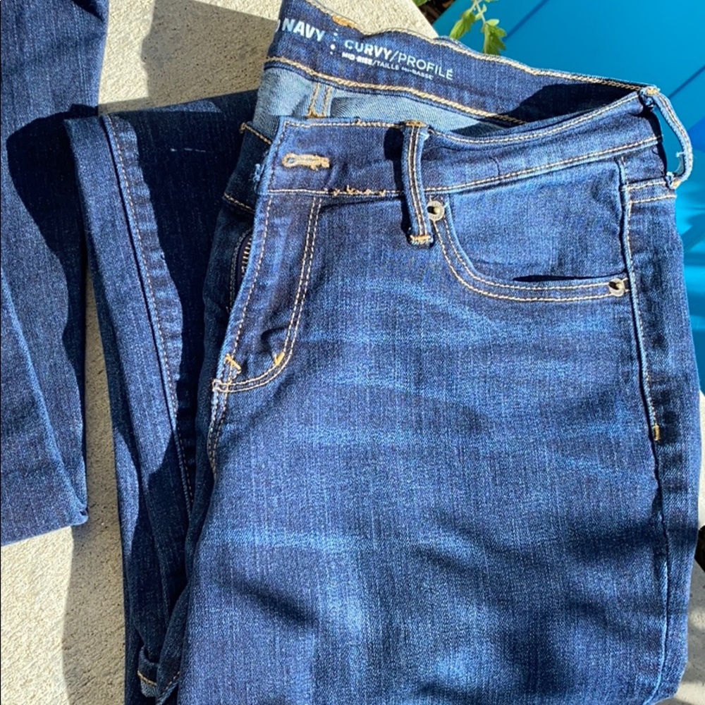 Dark wash jeans